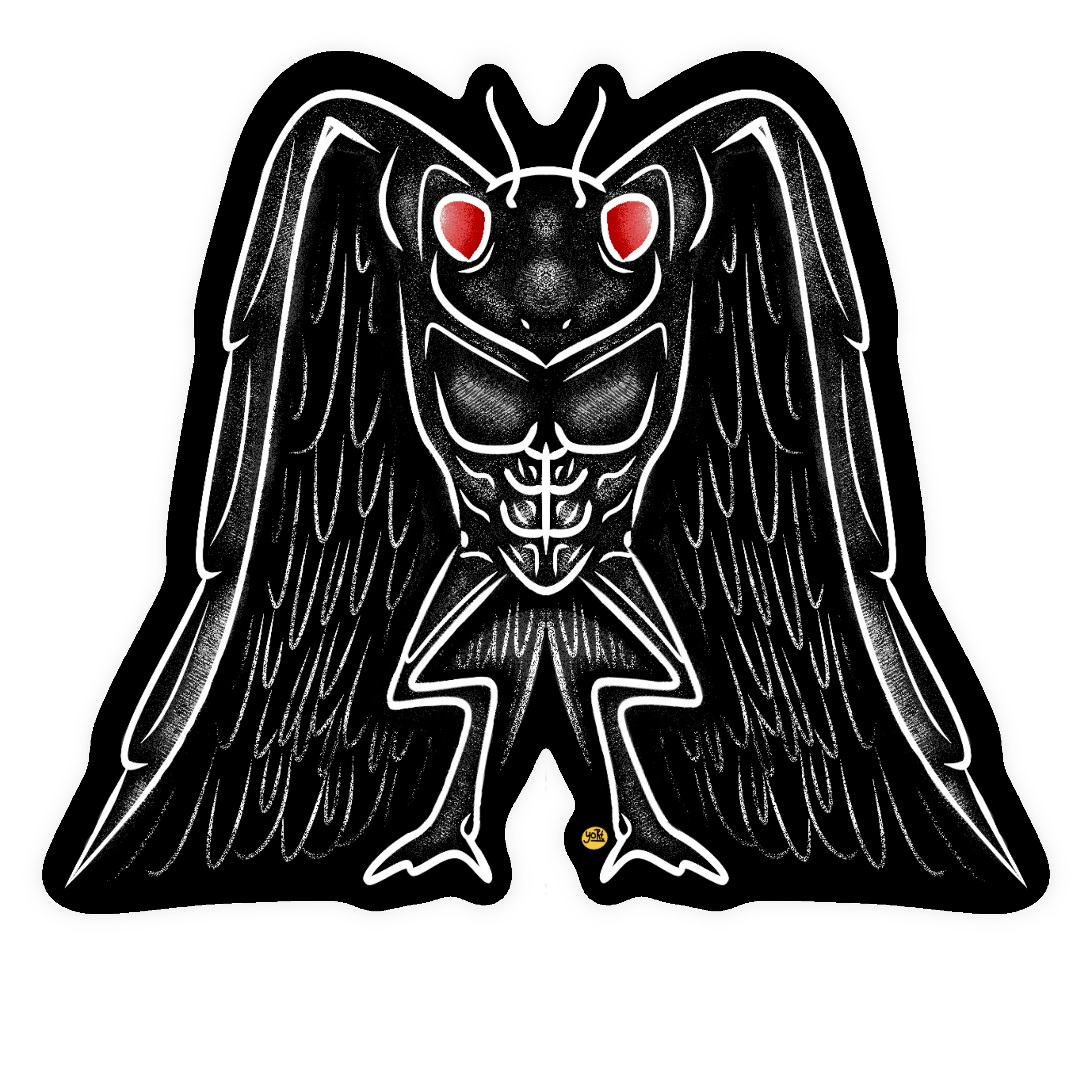 Mothman | Die-Cut Sticker