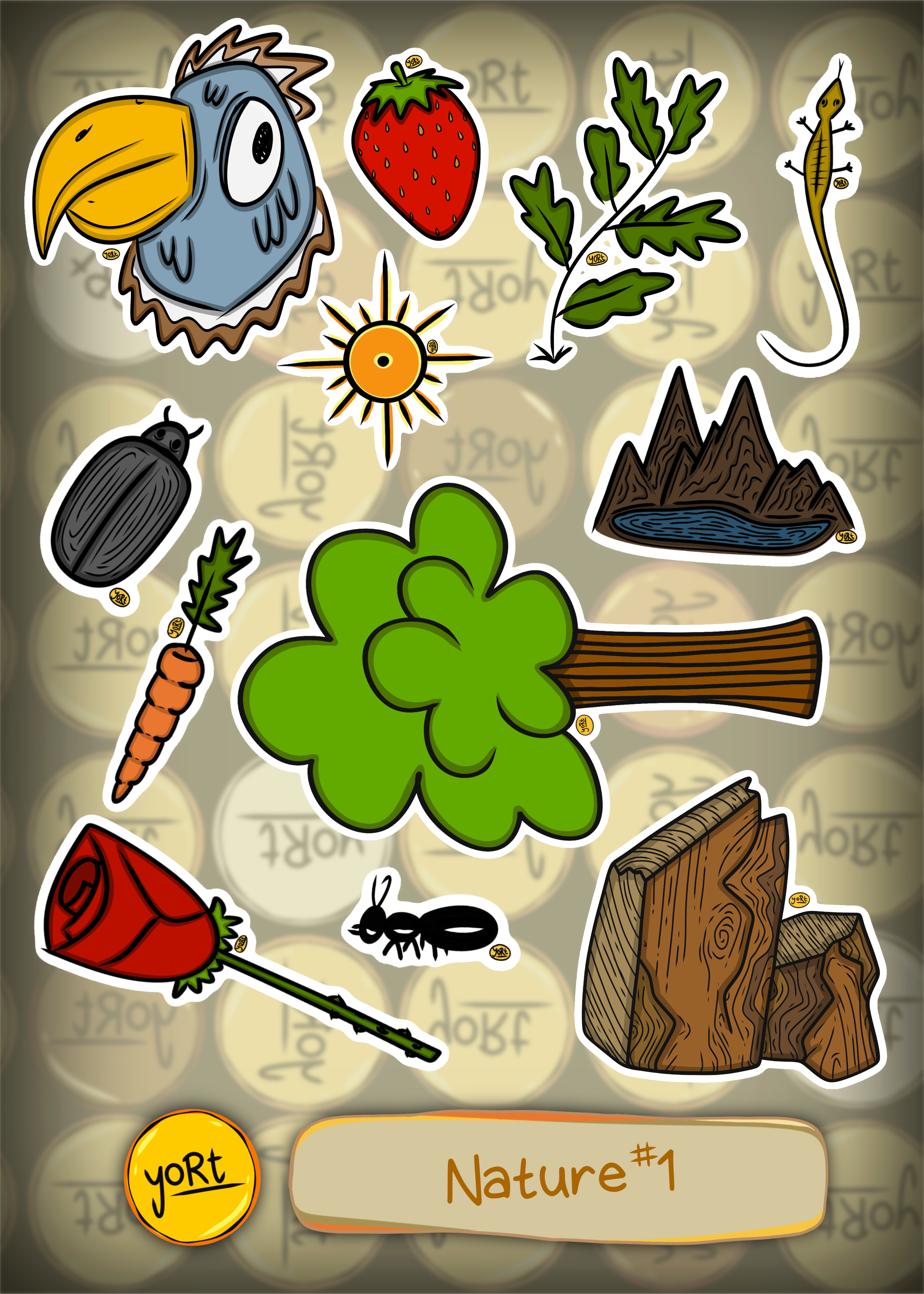 Nature #1 | Sticker Sheet